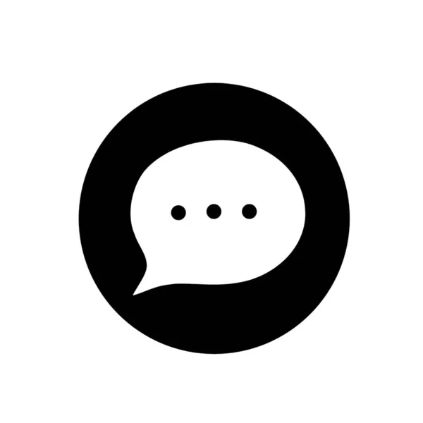 Chat Ícone Mensagem Comentários — Fotografia de Stock