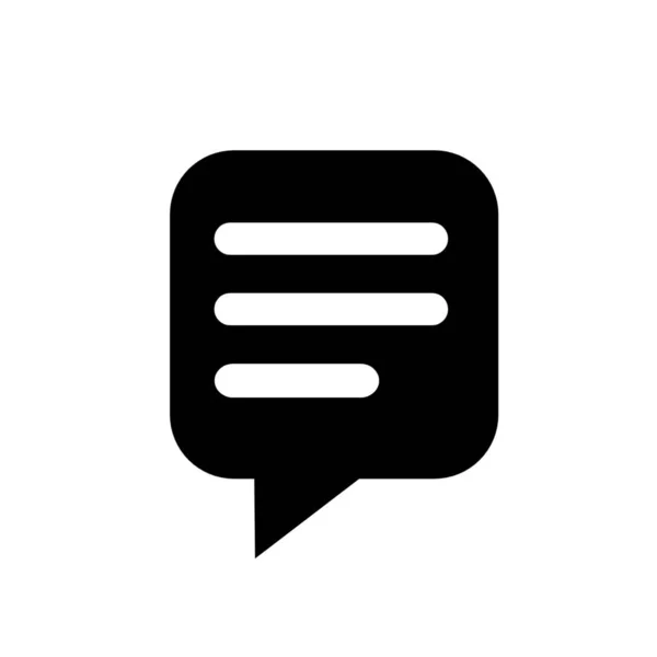 Speech Bubble Comments Message Icon — Stockfoto