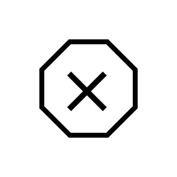 Stop Error Icon — Stock Photo, Image