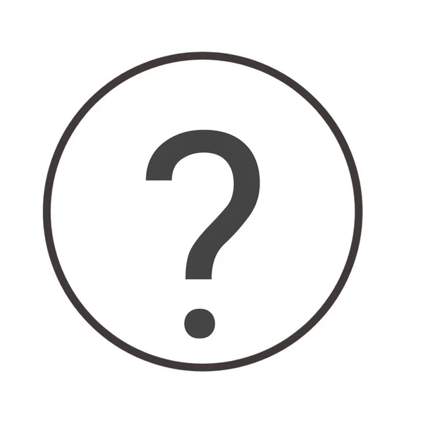 Question Mark Symbol Icon — Stock Photo, Image