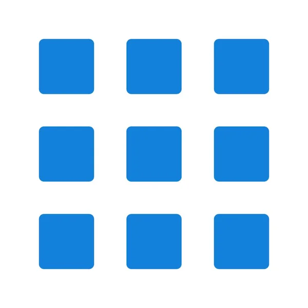 Grid menu squares icons