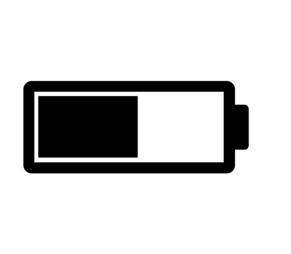 Ikona Nízkého Nabití Baterie — Stock fotografie