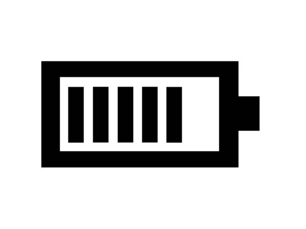 Ícone Carga Bateria Fraca — Fotografia de Stock