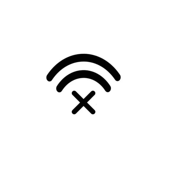 Internet Icon Disabled Wifi Icon — Stock Photo, Image