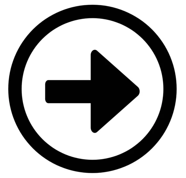 Right Arrow Circle Icon — Foto Stock