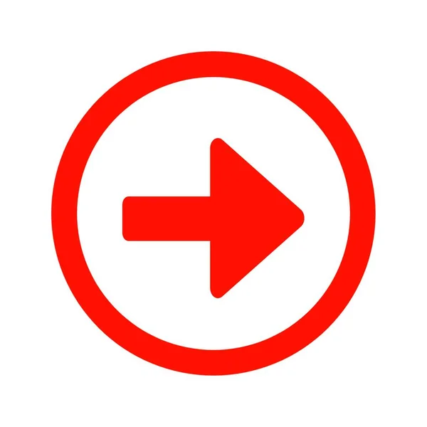 red arrow circled icon, right red arrows icons