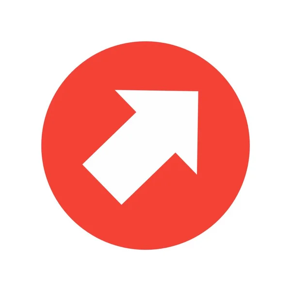 Diagonal Arrow Right Icon — Foto Stock