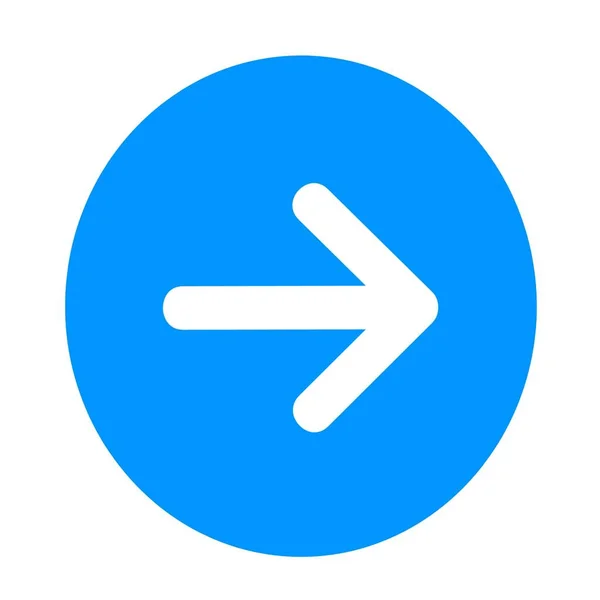 blue arrow button icon, right arrow icon