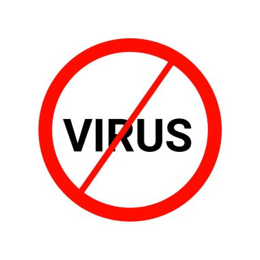 Virüs işareti simgesi yok 
