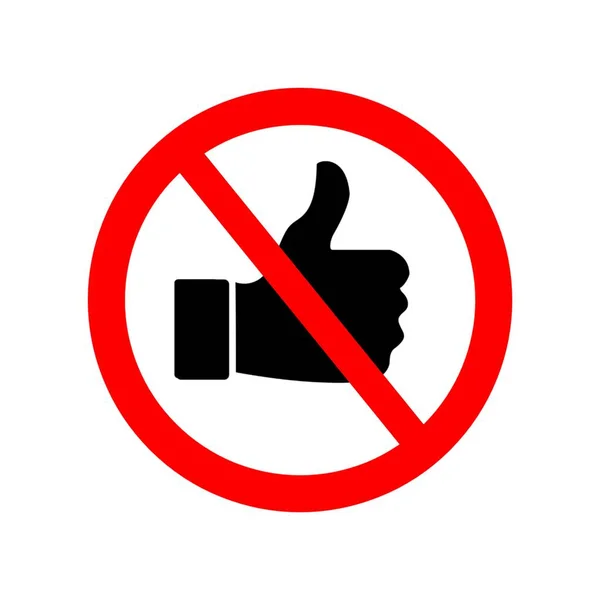 Não Parar Como Ícone Proibido Como Símbolo — Fotografia de Stock
