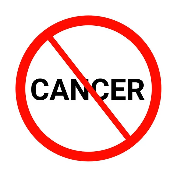 No cancer icon, forbidden cancer icon