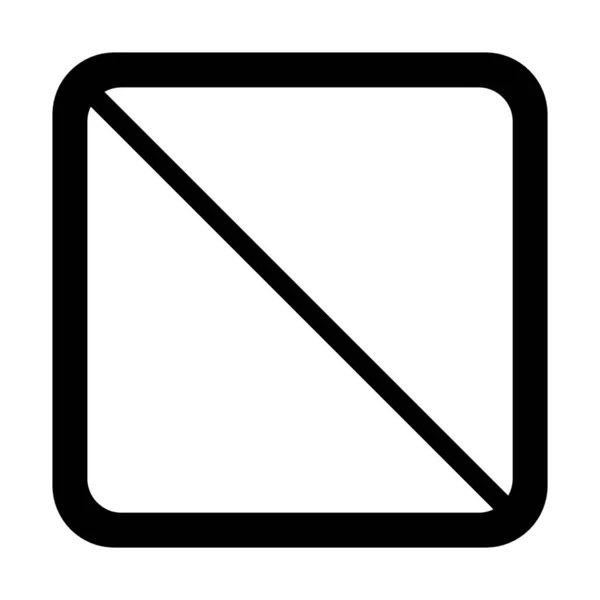 Yasakla Blok Işareti Simgesi — Stok fotoğraf