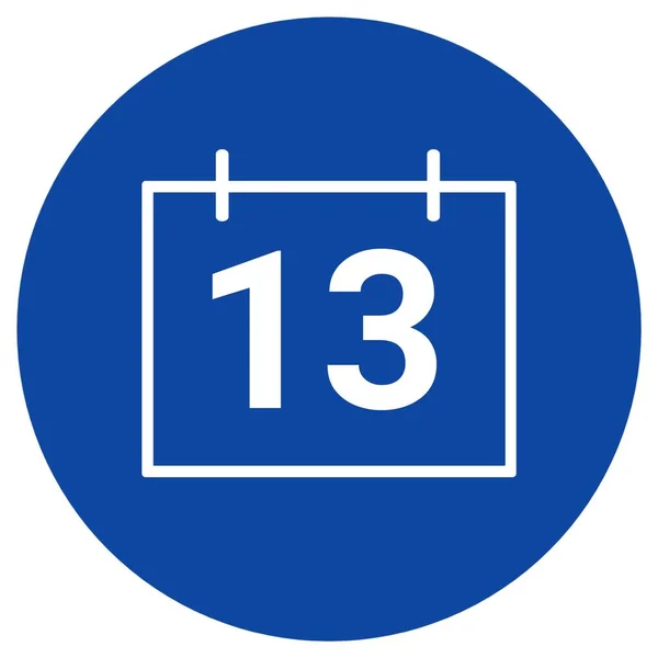 Data Calendario Icona — Foto Stock