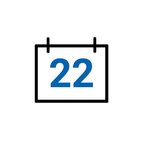 Calendar Icon Showing Date Month — Stock Photo, Image