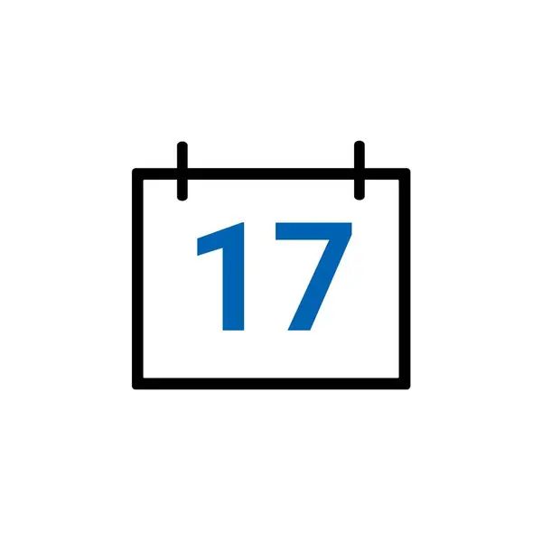 Icona Del Calendario Che Mostra Data Del Mese — Foto Stock