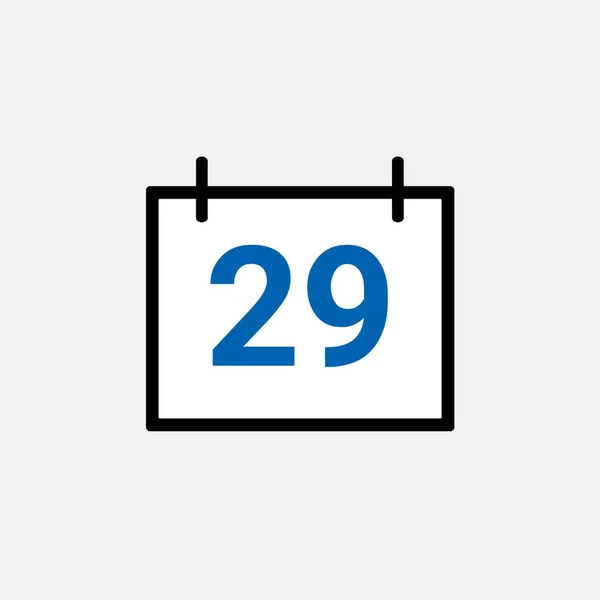 Значок Календаря Показывающий Дату Месяца — стоковое фото