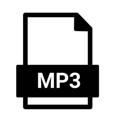 MP3 dosya formatı simgesi 