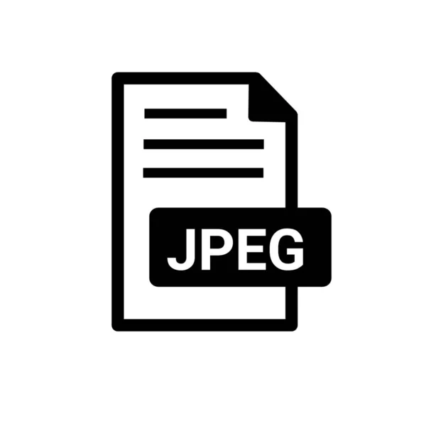 Εικονίδιο Μορφής Αρχείου Jpeg — Φωτογραφία Αρχείου