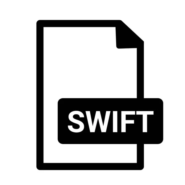 Swift File Format Icon — Stock Photo, Image