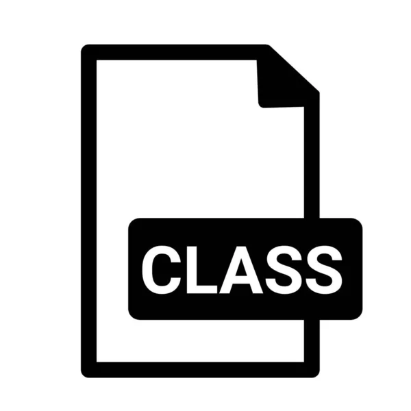 Class File Document Format Icon — Stock Photo, Image