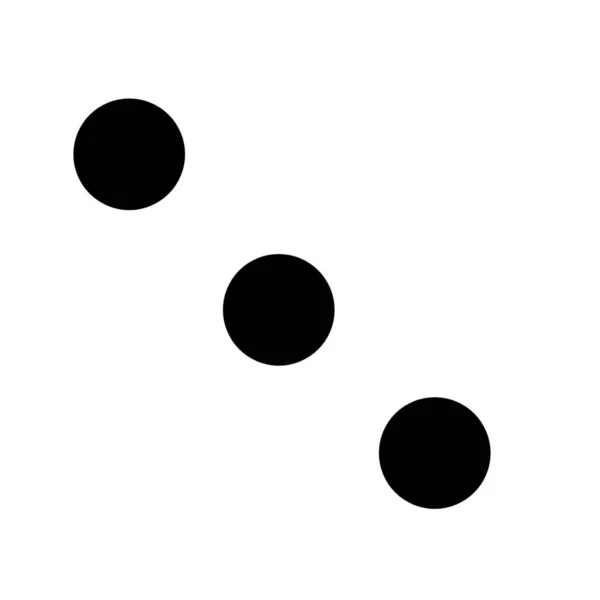 Diagonal Three Dots Icon — Stock Photo, Image