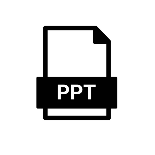 Εικονίδιο Μορφή Αρχείου Ppt — Φωτογραφία Αρχείου