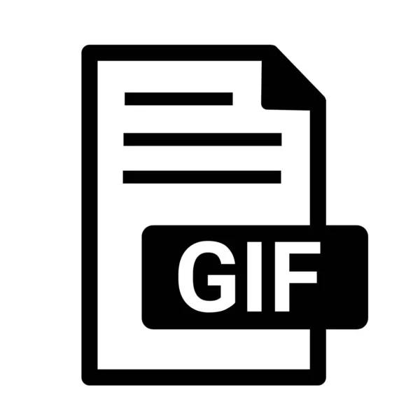 Gif File Format Icon — Stock Photo, Image