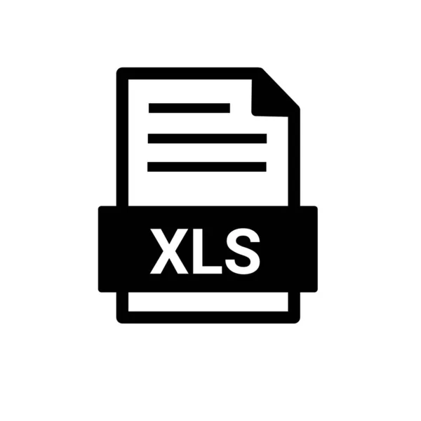 Xls Fil Format Ikonen — Stockfoto