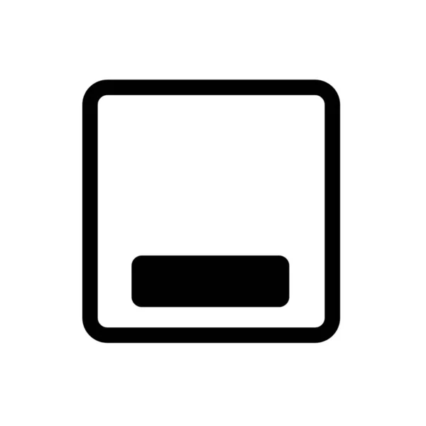 ドキュメントフッターのアイコン フッターのアイコン — ストック写真