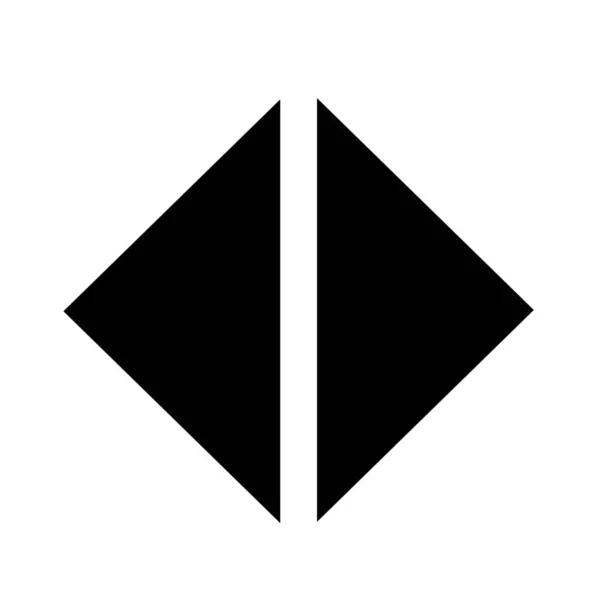 Horizontales Symbol Auf Weiß Filtern — Stockfoto