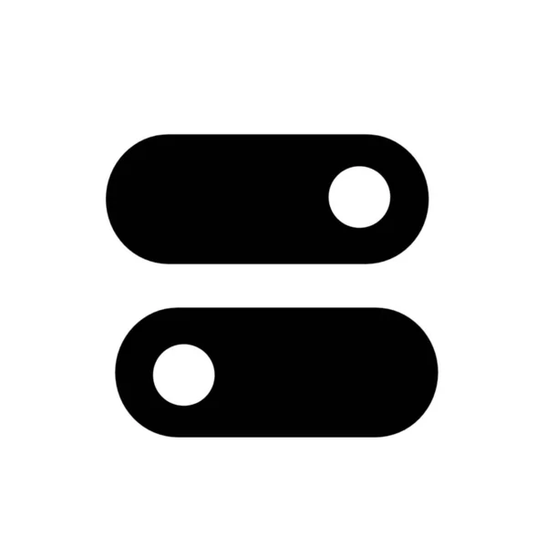 Botão Botão Alternar Ligar Desligar Ícone — Fotografia de Stock