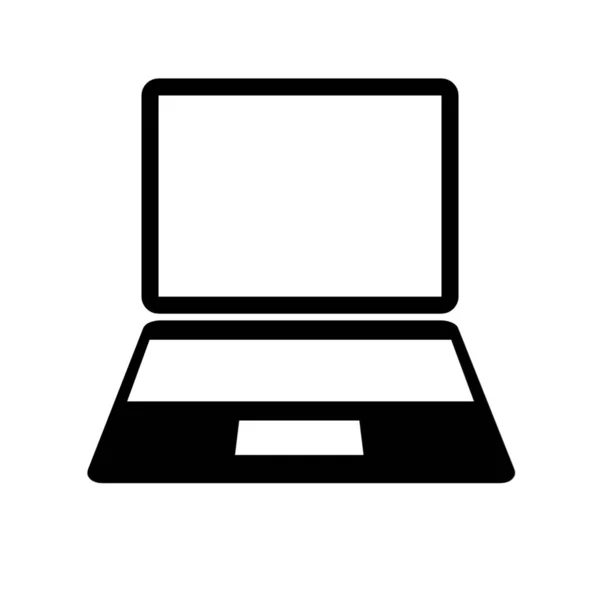 Laptop Pictogram Van Computer — Stockfoto