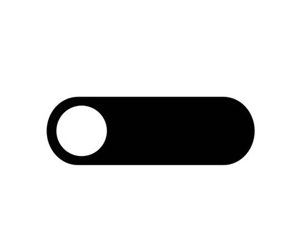Desligado Ícone Slide Controlador — Fotografia de Stock