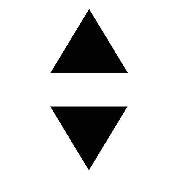 Černá Ikona Znak Symboly — Stock fotografie