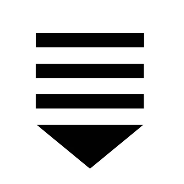 Simbolo Icona Nera Simboli — Foto Stock