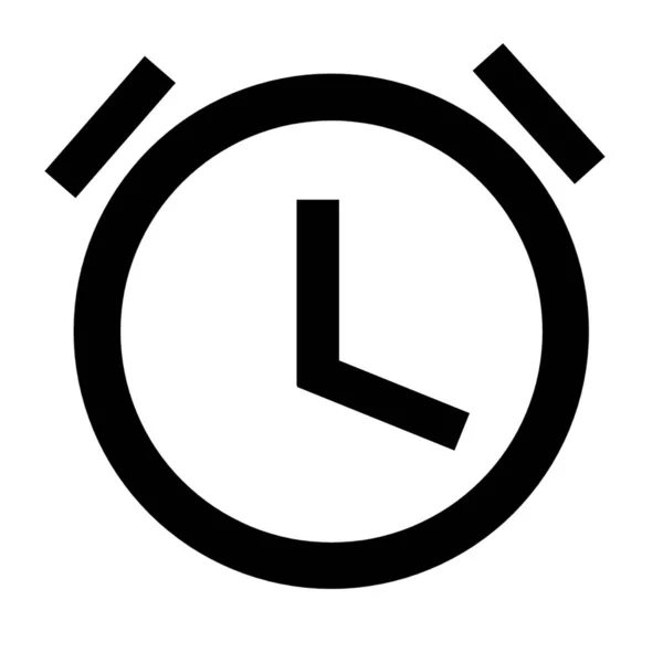 Relógio Alarme Ícone Soneca — Fotografia de Stock