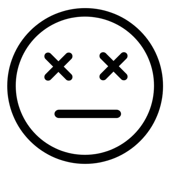 Totes Smiley Symbol Emoticon — Stockfoto