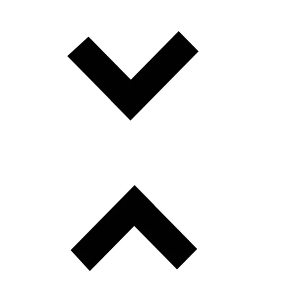 Černá Ikona Znak Symboly — Stock fotografie