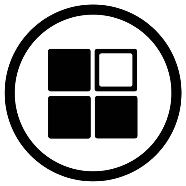 Černá Ikona Znamení Symboly — Stock fotografie