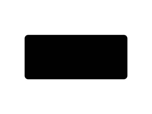 Иконка Чёрной Прямоугольной Формы — стоковое фото