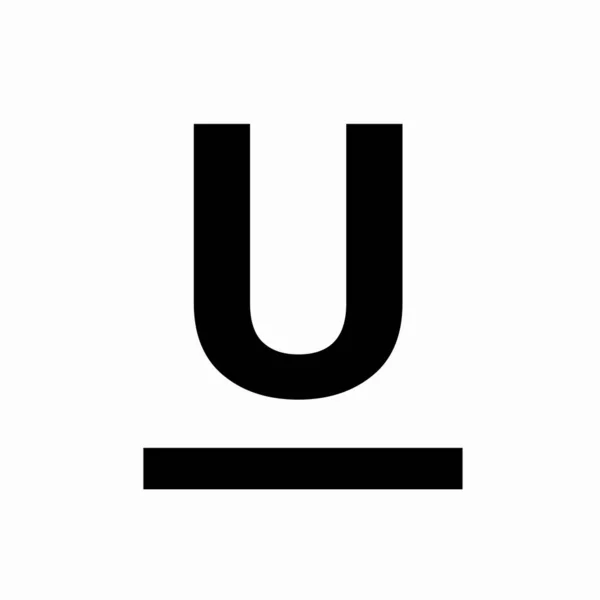 Black Format Underline Icons Sign Symbols — Stock Photo, Image