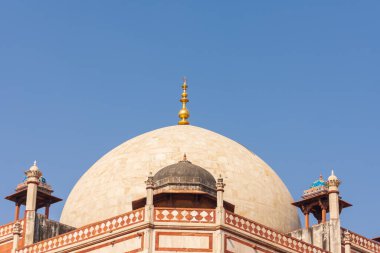 The dome of Humayun's Tomb, a heritage site in New Delhi, India.