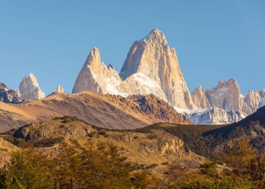 A view of the Fitz Roy outside the small town of El Chalten in the Patagonia region of Argentina.