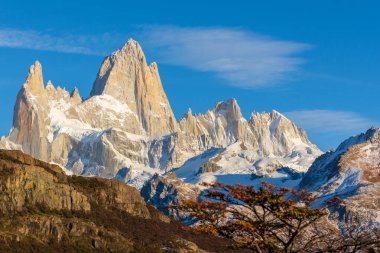 A view of the Fitz Roy outside the small town of El Chalten in the Patagonia region of Argentina.