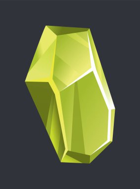 Mücevher mücevheri. Değerli taş ya da mücevher. Vektör kristal ikonu. İzole edilmiş zarif mücevher taşı..