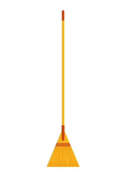 Broom Mop Icon Hygiene Handling Equipment Object Illustration Household Mop — Stockový vektor