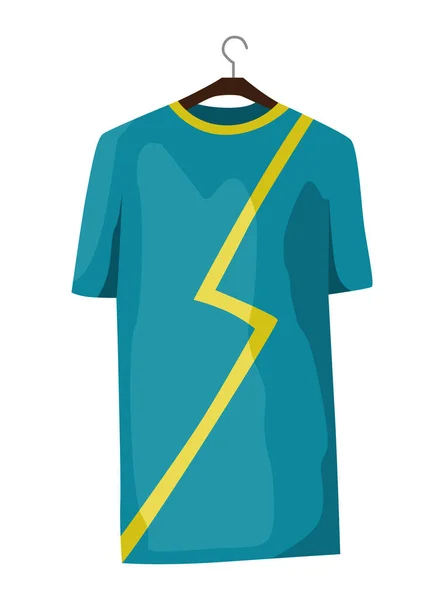 Shirt Élément Vêtements Pour Garde Robe Cintre Pour Accessoires Boutique — Image vectorielle