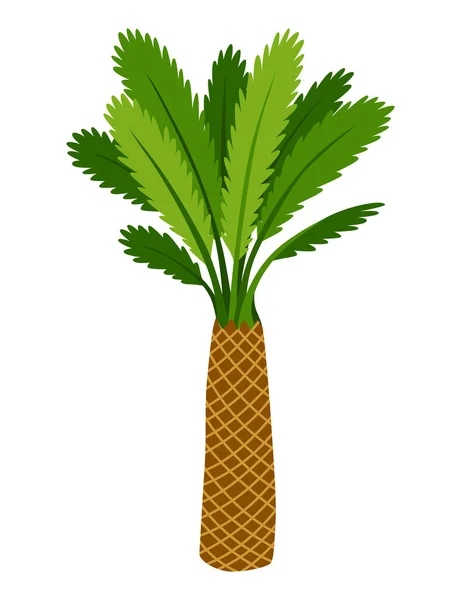 Isometrische Ontwerp Van Het Buitenzwembad Creatieve Palmboom Zomer Vakantie Concept — Stockvector