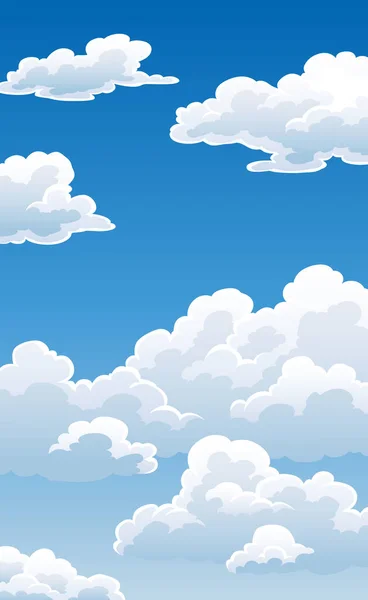 Giorno Con Nuvole Schermo Dell App Meteo Design Dell Interfaccia — Vettoriale Stock