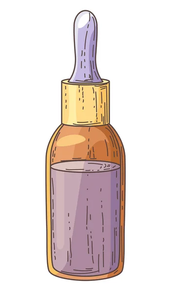 Levendula Termék Vagy Provence Szuvenír Természetes Kozmetika Levendulavirágokból Vintage Aromaterápia — Stock Vector